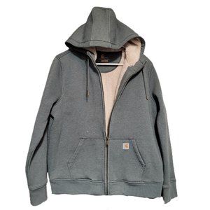 Carhartt Relaxed Fit Furry Lined Hoodie Sweater L